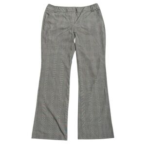 NEW YORK & CO gray plaid dress pants size 8